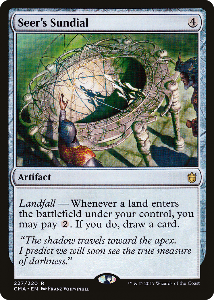 Seer's Sundial (CMA-227) - Commander Anthology - Premium MTG Single from Wizards of the Coast - Just $0.10! Shop now at Game Crave Tournament Store