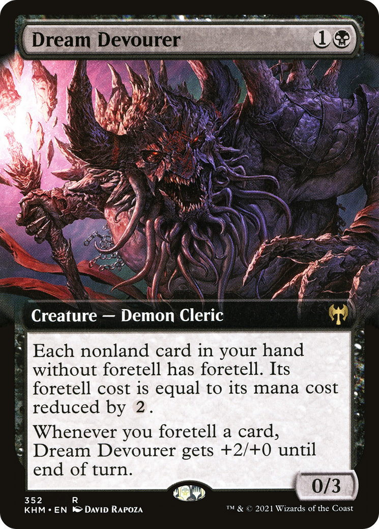 Dream Devourer (KHM-352) - Kaldheim: (Extended Art) - Premium MTG Single from Wizards of the Coast - Just $0.40! Shop now at Game Crave Tournament Store