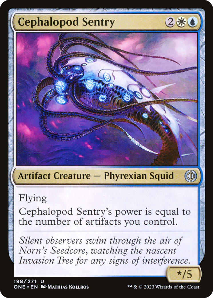 Cephalopod Sentry (ONE-198) - Phyrexia: All Will Be One - Premium MTG Single from Wizards of the Coast - Just $0.08! Shop now at Game Crave Tournament Store