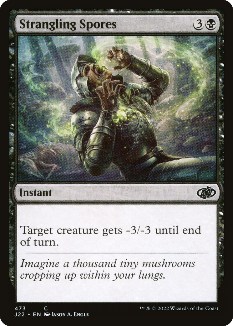 Strangling Spores (J22-473) - Jumpstart 2022 - Premium MTG Single from Wizards of the Coast - Just $0.08! Shop now at Game Crave Tournament Store