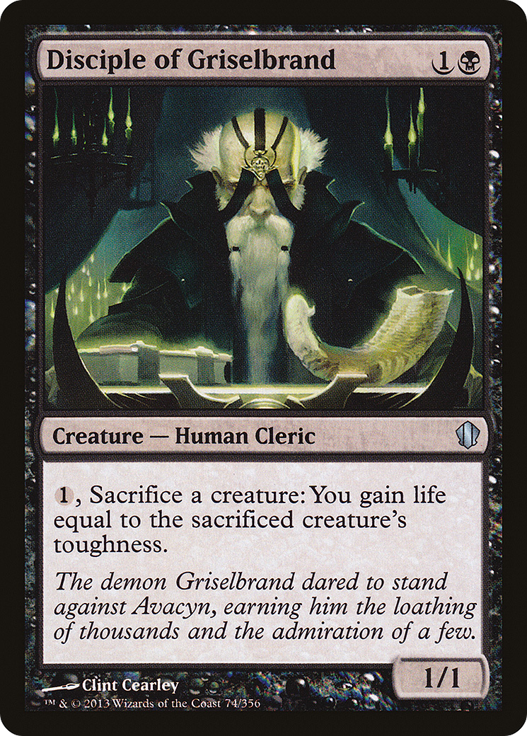 Disciple of Griselbrand (C13-074) - Commander 2013 - Premium MTG Single from Wizards of the Coast - Just $0.08! Shop now at Game Crave Tournament Store