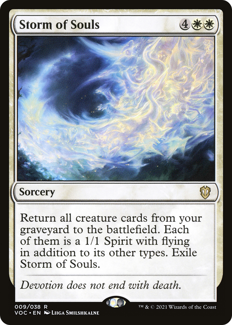 Storm of Souls (VOC-009) - Crimson Vow Commander - Premium MTG Single from Wizards of the Coast - Just $0.25! Shop now at Game Crave Tournament Store