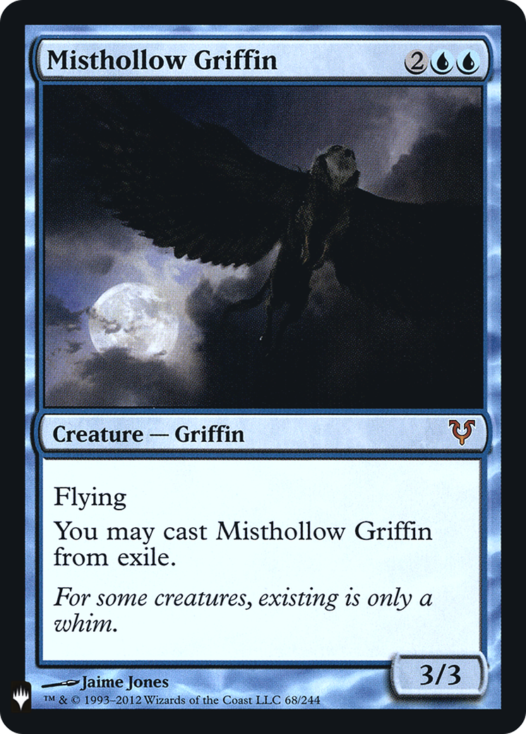 Misthollow Griffin (FMB1-026) - Mystery Booster Retail Edition Foils Foil - Premium MTG Single from Wizards of the Coast - Just $0.47! Shop now at Game Crave Tournament Store