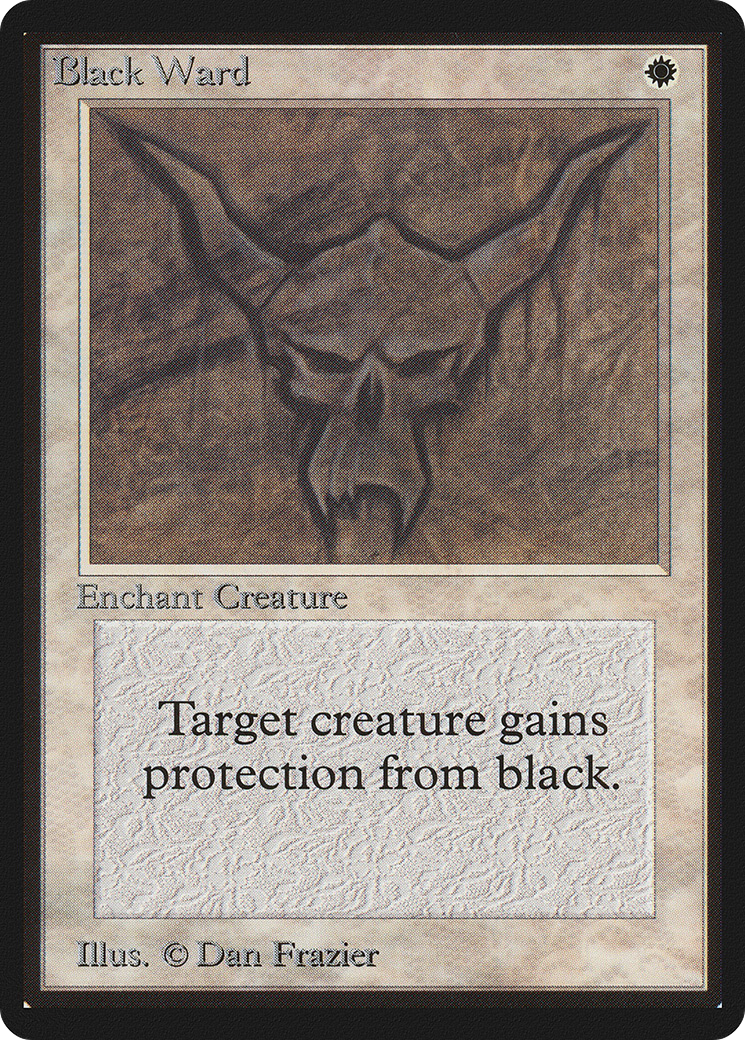 Black Ward (LEB-005) - Limited Edition Beta - Premium MTG Single from Wizards of the Coast - Just $3.79! Shop now at Game Crave Tournament Store