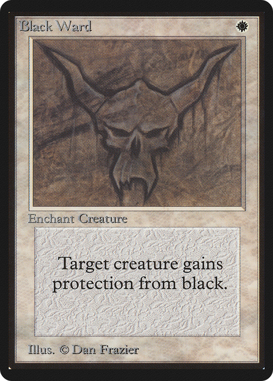 Black Ward (LEB-005) - Limited Edition Beta - Premium MTG Single from Wizards of the Coast - Just $3.79! Shop now at Game Crave Tournament Store