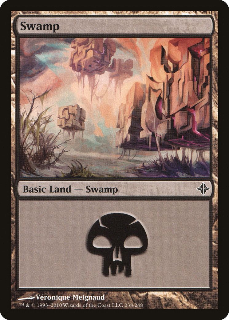 Swamp (ROE-238) - Rise of the Eldrazi Foil - Premium MTG Single from Wizards of the Coast - Just $0.27! Shop now at Game Crave Tournament Store