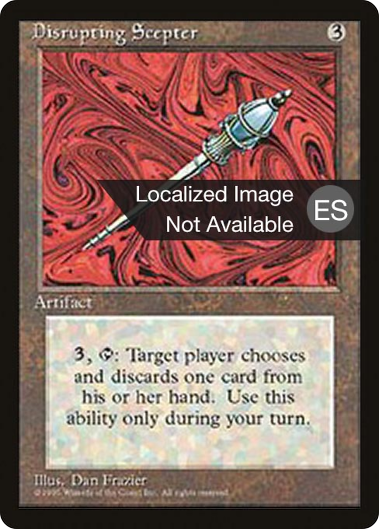 Disrupting Scepter (4BB-316) - Fourth Edition Foreign Black Border - Premium MTG Single from Wizards of the Coast - Just $3.46! Shop now at Game Crave Tournament Store