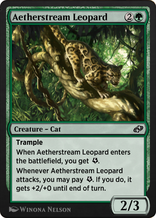 Aetherstream Leopard (J21-538) - Jumpstart: Historic Horizons - Premium MTG Single from Wizards of the Coast - Just $0! Shop now at Game Crave Tournament Store