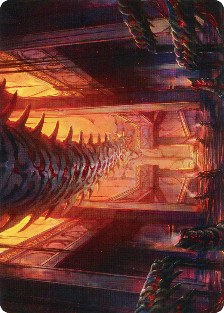 Bloodfell Caves // Bloodfell Caves (AMOM-055) - March of the Machine Art Series (Borderless) Foil - Premium MTG Single from Wizards of the Coast - Just $0! Shop now at Game Crave Tournament Store