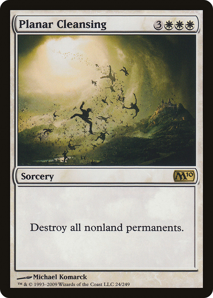 Planar Cleansing (M10-024) - Magic 2010 - Premium MTG Single from Wizards of the Coast - Just $0.08! Shop now at Game Crave Tournament Store