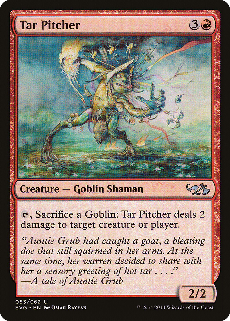 Tar Pitcher (EVG-053) - Duel Decks Anthology: Elves vs. Goblins - Premium MTG Single from Wizards of the Coast - Just $0.08! Shop now at Game Crave Tournament Store
