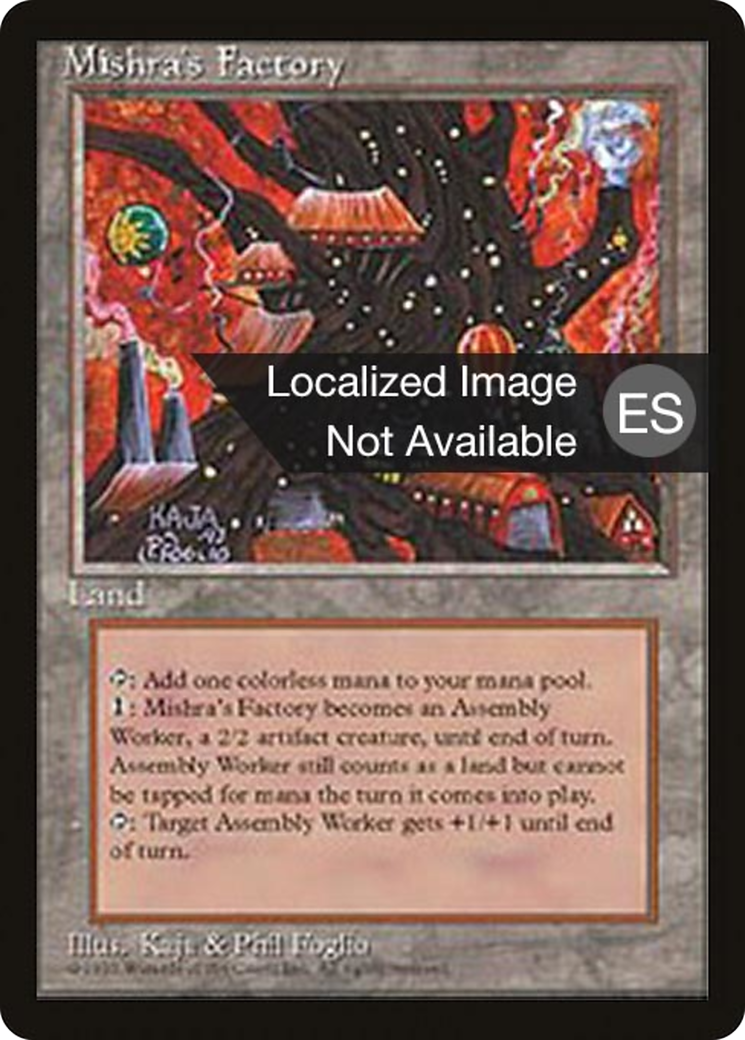Mishra's Factory (4BB-361) - Fourth Edition Foreign Black Border - Premium MTG Single from Wizards of the Coast - Just $7.83! Shop now at Game Crave Tournament Store