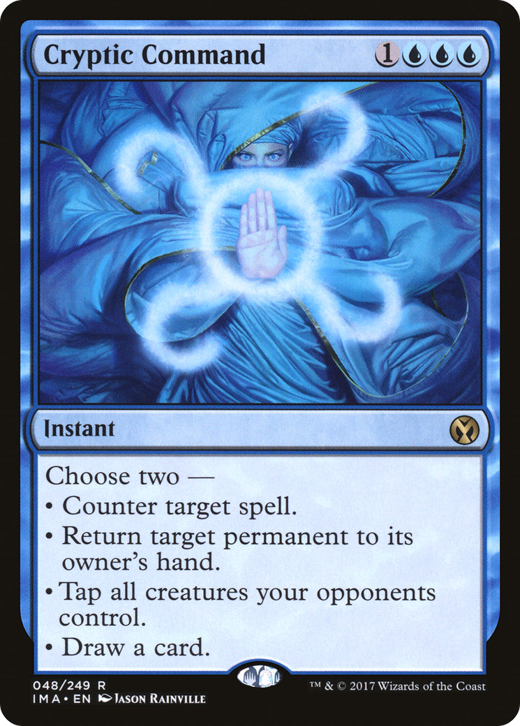 Cryptic Command (IMA-048) - Iconic Masters Foil - Premium MTG Single from Wizards of the Coast - Just $1.95! Shop now at Game Crave Tournament Store
