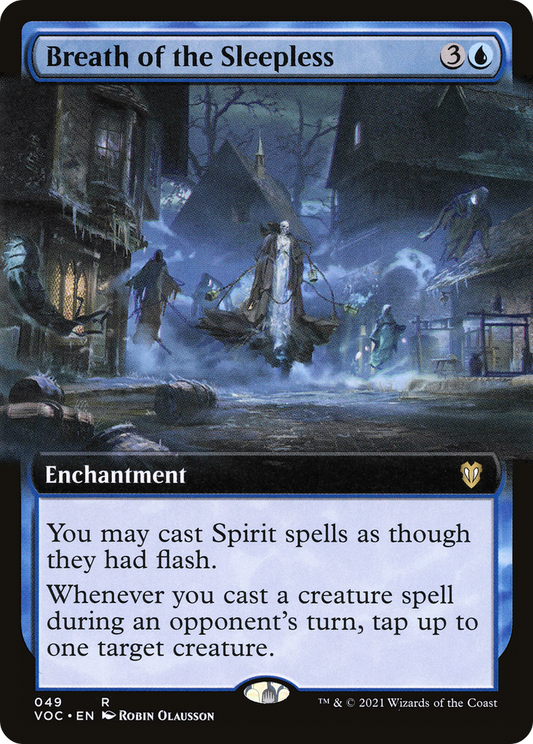 Breath of the Sleepless (VOC-049) - Crimson Vow Commander: (Extended Art) - Premium MTG Single from Wizards of the Coast - Just $0.25! Shop now at Game Crave Tournament Store