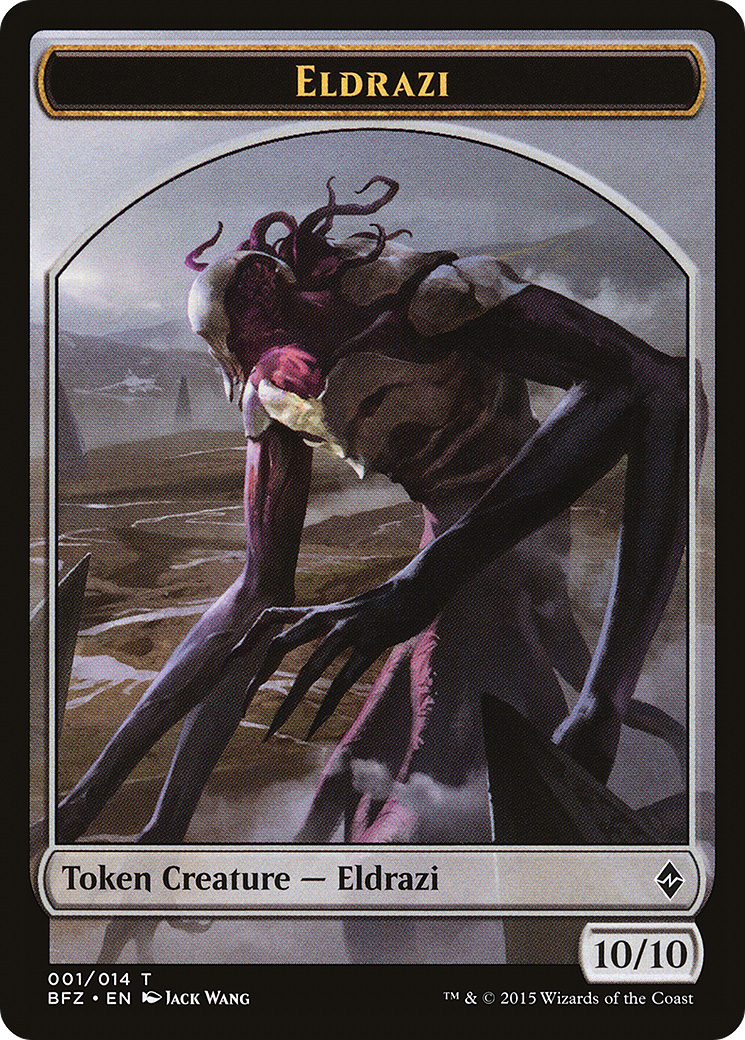 Eldrazi (TBFZ-001) - Battle for Zendikar Tokens - Premium MTG Single from Wizards of the Coast - Just $0.67! Shop now at Game Crave Tournament Store