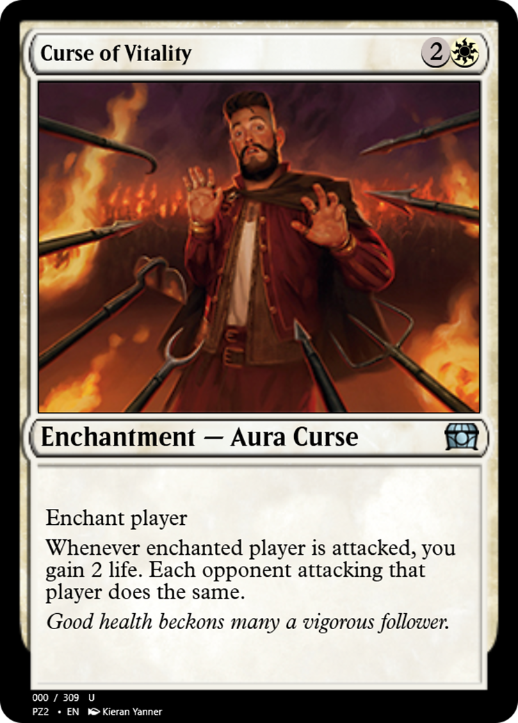 Curse of Vitality (PZ2-65765) - Treasure Chest - Premium MTG Single from Wizards of the Coast - Just $0! Shop now at Game Crave Tournament Store