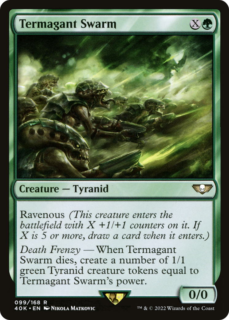 Termagant Swarm (40K-099) - Warhammer 40,000 Commander - Premium MTG Single from Wizards of the Coast - Just $0.96! Shop now at Game Crave Tournament Store