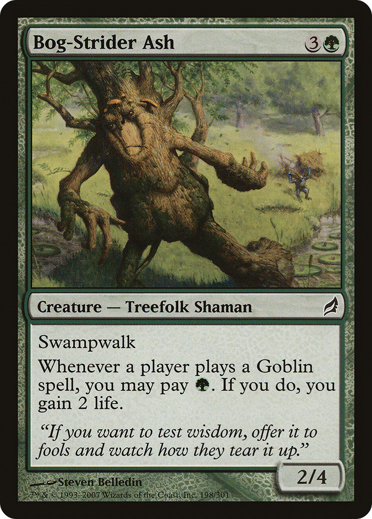 Bog-Strider Ash (LRW-198) - Lorwyn - Premium MTG Single from Wizards of the Coast - Just $0.25! Shop now at Game Crave Tournament Store