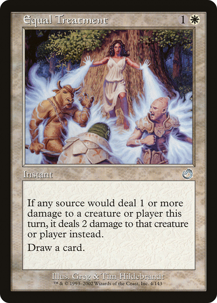 Equal Treatment (TOR-004) - Torment - Premium MTG Single from Wizards of the Coast - Just $0.08! Shop now at Game Crave Tournament Store