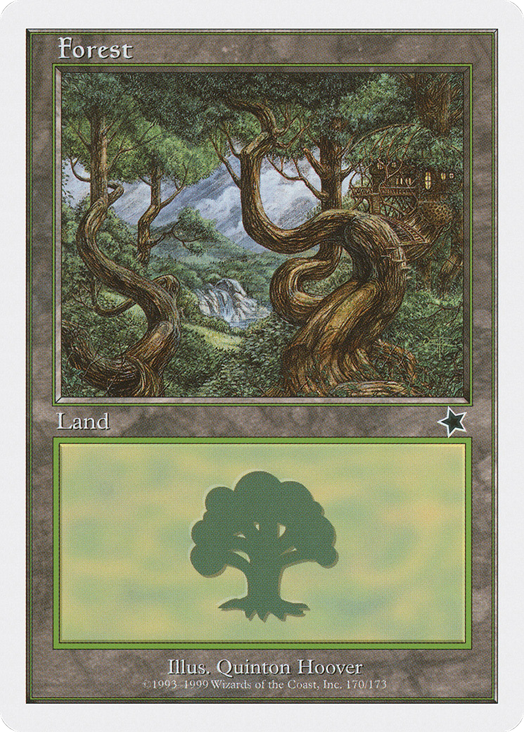 Forest (S99-170) - Starter 1999 - Premium MTG Single from Wizards of the Coast - Just $0.08! Shop now at Game Crave Tournament Store