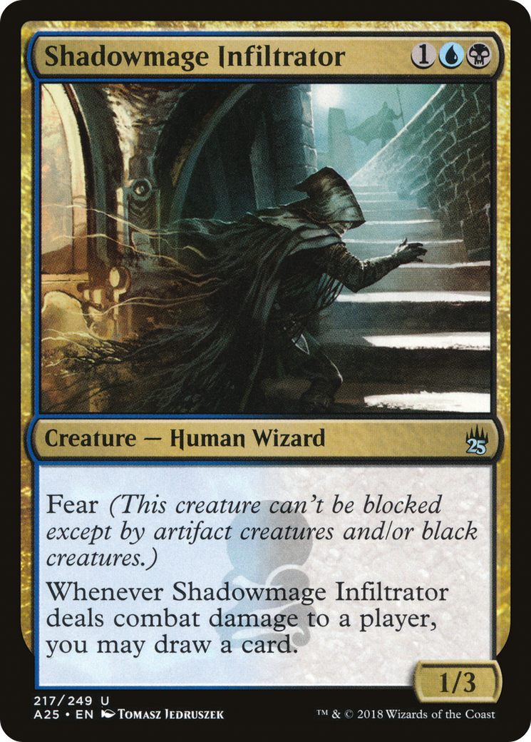 Shadowmage Infiltrator (A25-217) - Masters 25 - Premium MTG Single from Wizards of the Coast - Just $0.08! Shop now at Game Crave Tournament Store