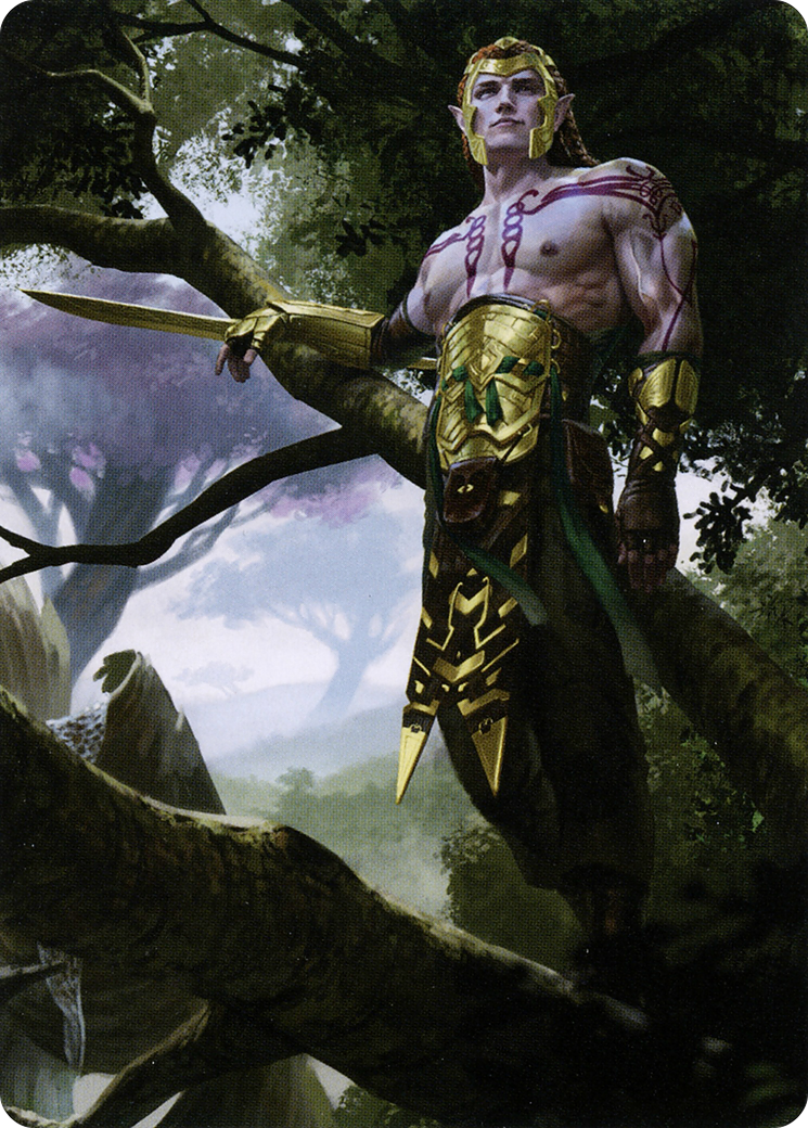 Tyvar Kell // Tyvar Kell (AKHM-053) - Kaldheim Art Series (Borderless) Foil - Premium MTG Single from Wizards of the Coast - Just $0! Shop now at Game Crave Tournament Store