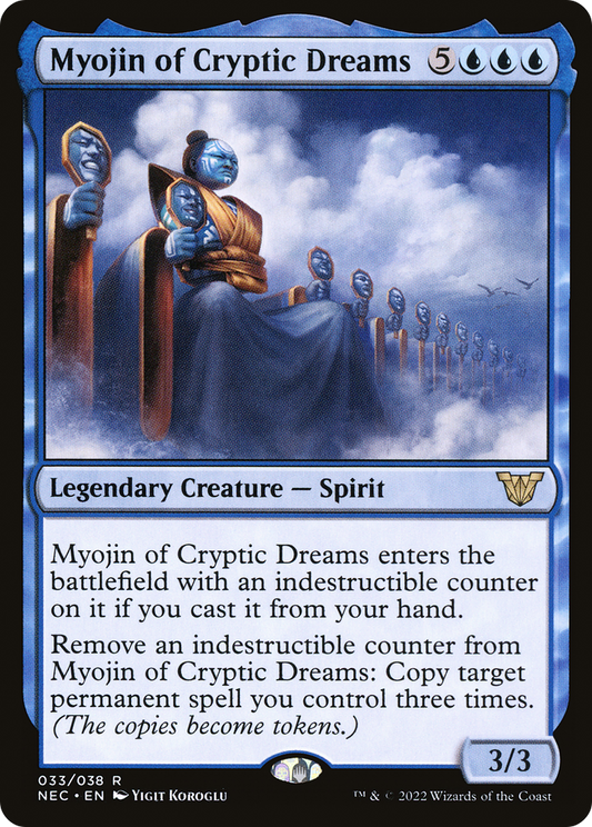 Myojin of Cryptic Dreams (NEC-033) - Neon Dynasty Commander - Premium MTG Single from Wizards of the Coast - Just $0.08! Shop now at Game Crave Tournament Store