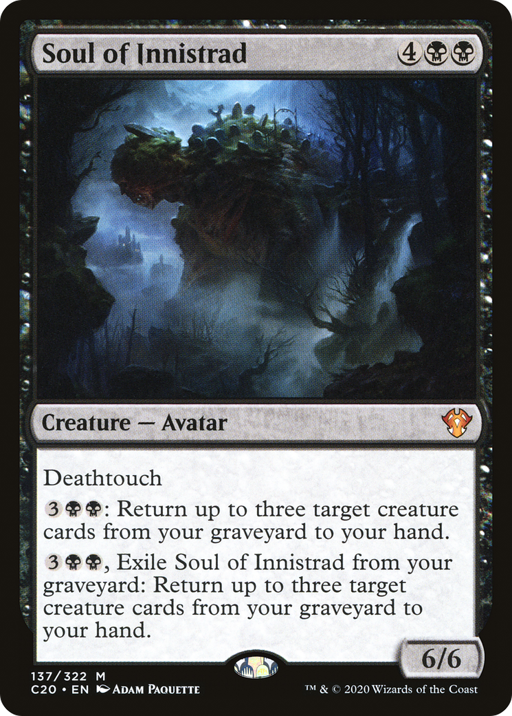 Soul of Innistrad (C20-137) - Commander 2020 - Premium MTG Single from Wizards of the Coast - Just $0.23! Shop now at Game Crave Tournament Store
