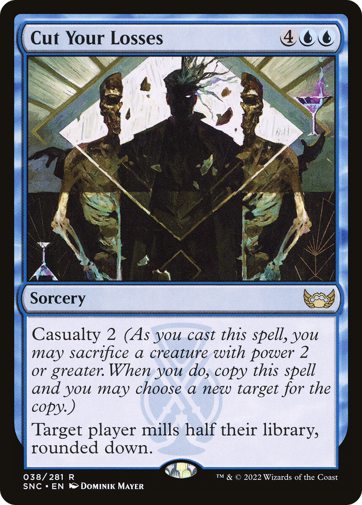 Cut Your Losses (SNC-038) - Streets of New Capenna Foil - Premium MTG Single from Wizards of the Coast - Just $0.71! Shop now at Game Crave Tournament Store