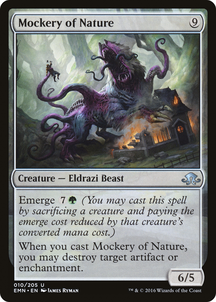 Mockery of Nature (EMN-010) - Eldritch Moon - Premium MTG Single from Wizards of the Coast - Just $0.25! Shop now at Game Crave Tournament Store