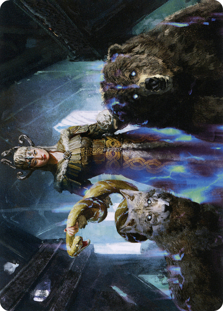 Kolvori, God of Kinship // Kolvori, God of Kinship (AKHM-048) - Kaldheim Art Series (Borderless) Foil - Premium MTG Single from Wizards of the Coast - Just $0! Shop now at Game Crave Tournament Store