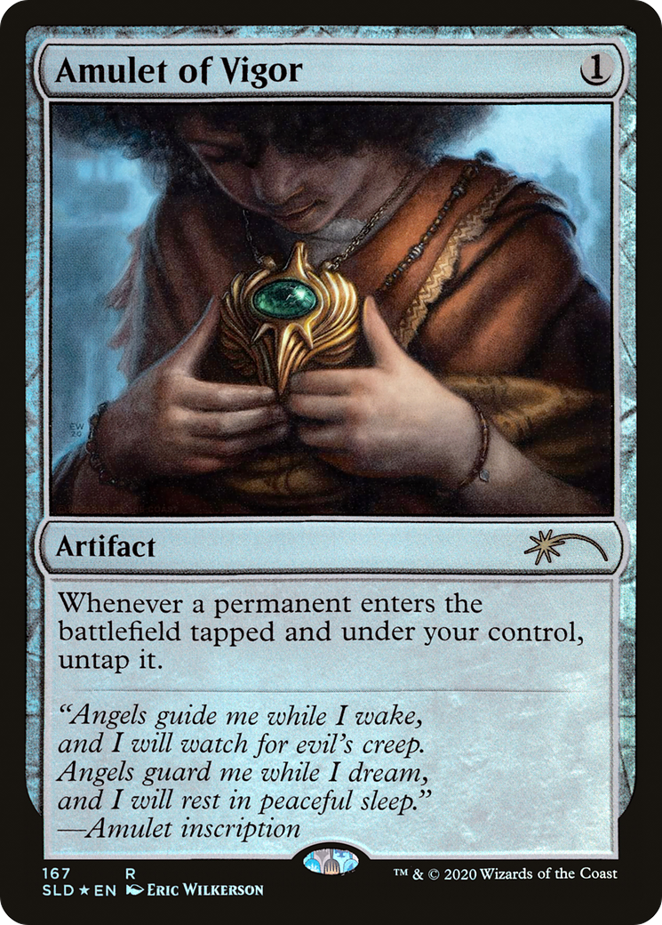 Amulet of Vigor (SLD-167) - Secret Lair Drop Foil - Premium MTG Single from Wizards of the Coast - Just $7.84! Shop now at Game Crave Tournament Store