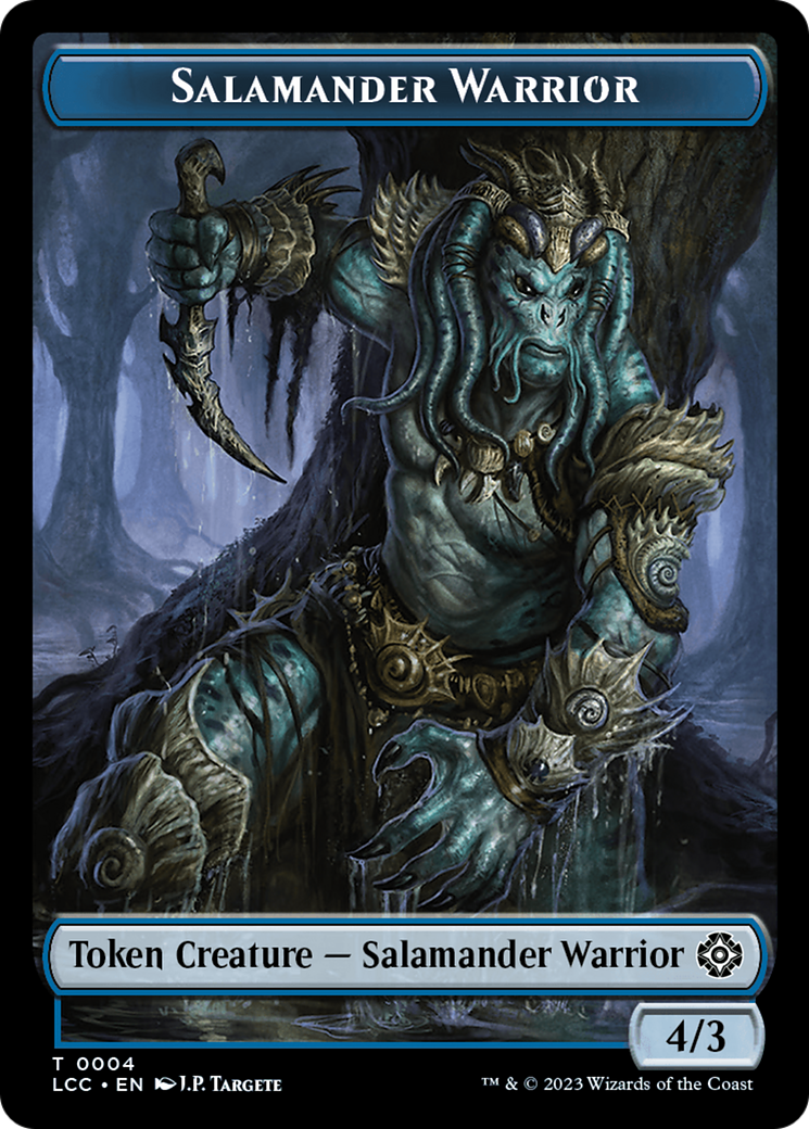 Salamander Warrior (TLCC-004) - The Lost Caverns of Ixalan Commander Tokens - Premium MTG Single from Wizards of the Coast - Just $0! Shop now at Game Crave Tournament Store
