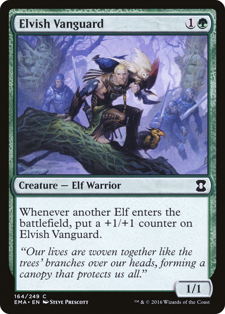 Elvish Vanguard (EMA-164) - Eternal Masters - Premium MTG Single from Wizards of the Coast - Just $0.10! Shop now at Game Crave Tournament Store