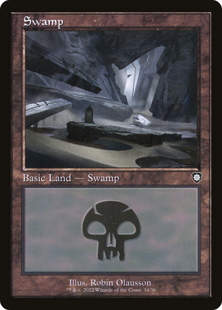 Swamp (BRC-034) - The Brothers' War Commander - Premium MTG Single from Wizards of the Coast - Just $0.08! Shop now at Game Crave Tournament Store