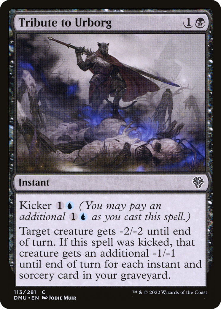 Tribute to Urborg (DMU-113) - Dominaria United - Premium MTG Single from Wizards of the Coast - Just $0.08! Shop now at Game Crave Tournament Store