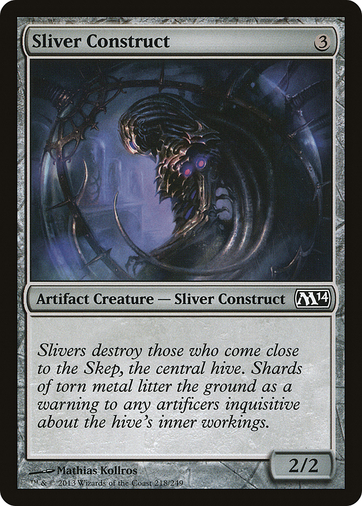 Sliver Construct (M14-218) - Magic 2014 - Premium MTG Single from Wizards of the Coast - Just $0.08! Shop now at Game Crave Tournament Store