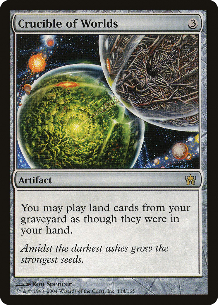 Crucible of Worlds (5DN-114) - Fifth Dawn Foil - Premium MTG Single from Wizards of the Coast - Just $16.80! Shop now at Game Crave Tournament Store