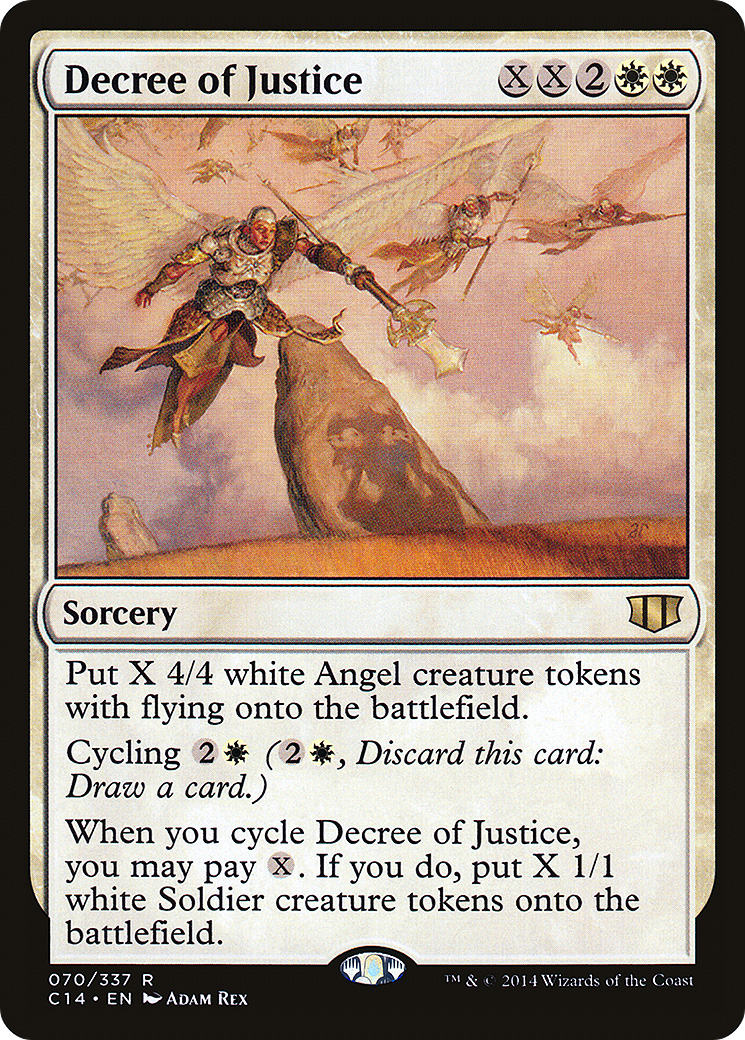 Decree of Justice (C14-070) - Commander 2014 - Premium MTG Single from Wizards of the Coast - Just $0.08! Shop now at Game Crave Tournament Store