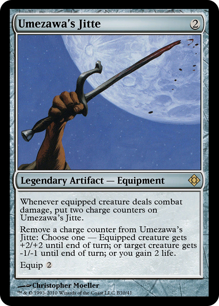 Umezawa's Jitte (TD0-B30) - Magic Online Theme Decks - Premium MTG Single from Wizards of the Coast - Just $0! Shop now at Game Crave Tournament Store