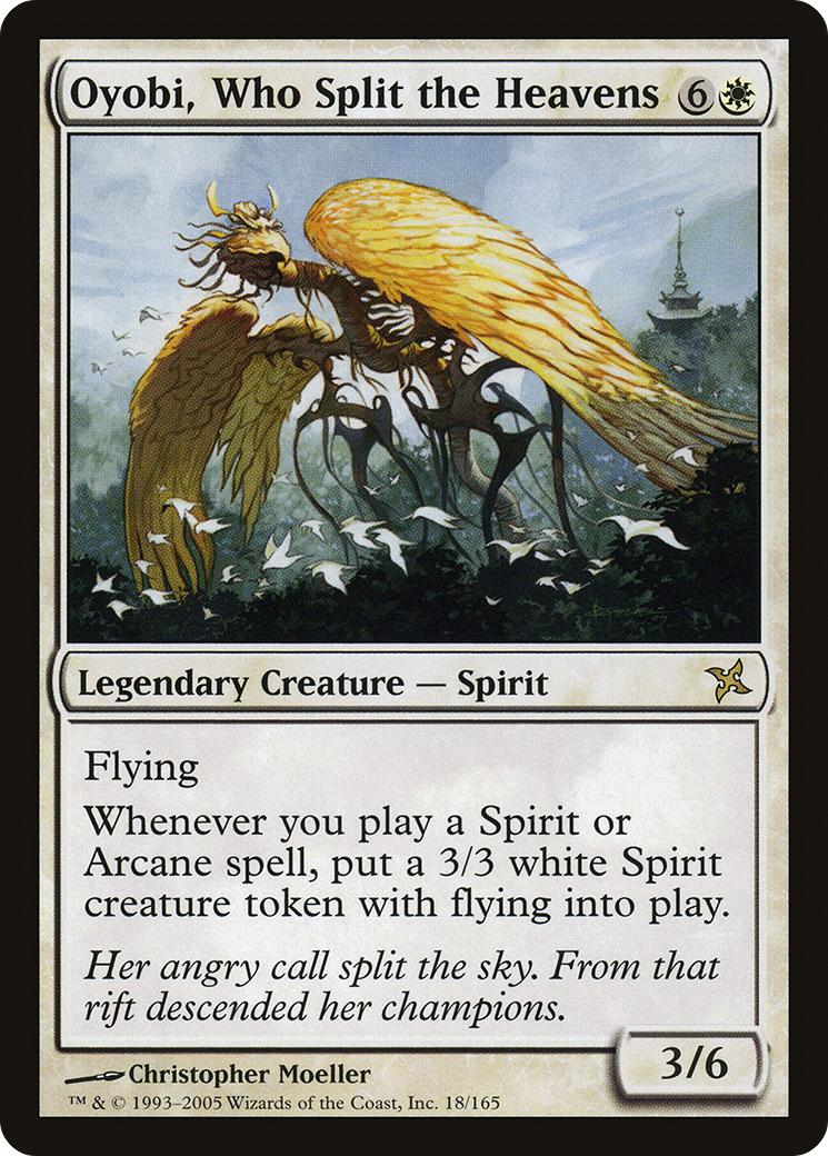 Oyobi, Who Split the Heavens (BOK-018) - Betrayers of Kamigawa Foil - Premium MTG Single from Wizards of the Coast - Just $12.96! Shop now at Game Crave Tournament Store