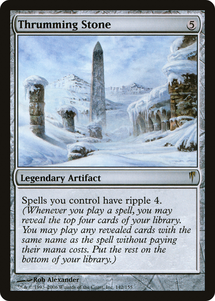 Thrumming Stone (CSP-142) - Coldsnap - Premium MTG Single from Wizards of the Coast - Just $5.13! Shop now at Game Crave Tournament Store