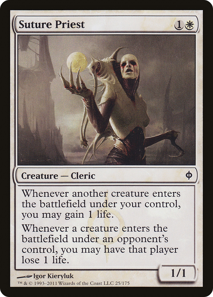 Suture Priest (NPH-025) - New Phyrexia - Premium MTG Single from Wizards of the Coast - Just $1.24! Shop now at Game Crave Tournament Store