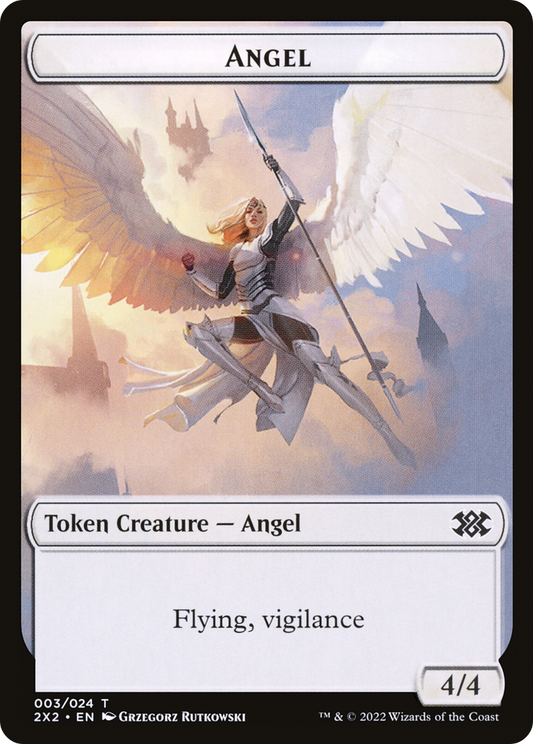 Angel (T2X2-003) - Double Masters 2022 Tokens - Premium MTG Single from Wizards of the Coast - Just $0! Shop now at Game Crave Tournament Store