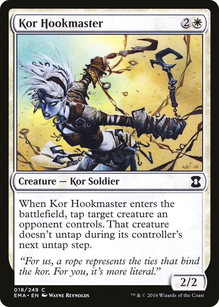 Kor Hookmaster (EMA-018) - Eternal Masters Foil - Premium MTG Single from Wizards of the Coast - Just $0.25! Shop now at Game Crave Tournament Store