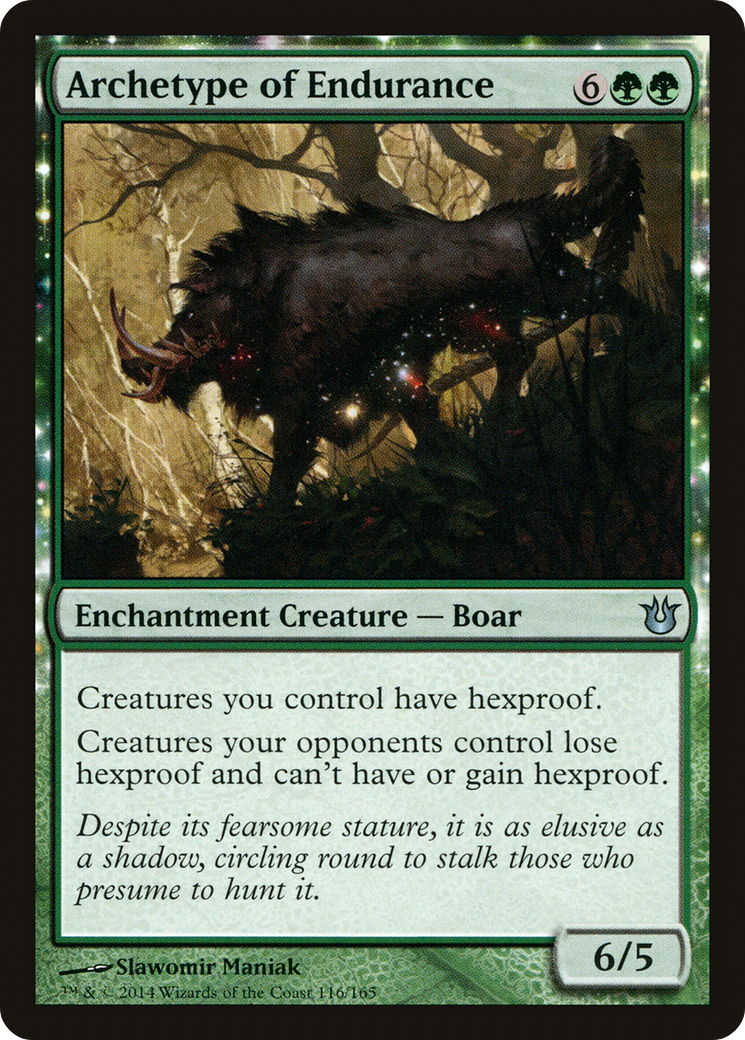 Archetype of Endurance (BNG-116) - Born of the Gods: (nyxtouched) Foil - Premium MTG Single from Wizards of the Coast - Just $5.62! Shop now at Game Crave Tournament Store