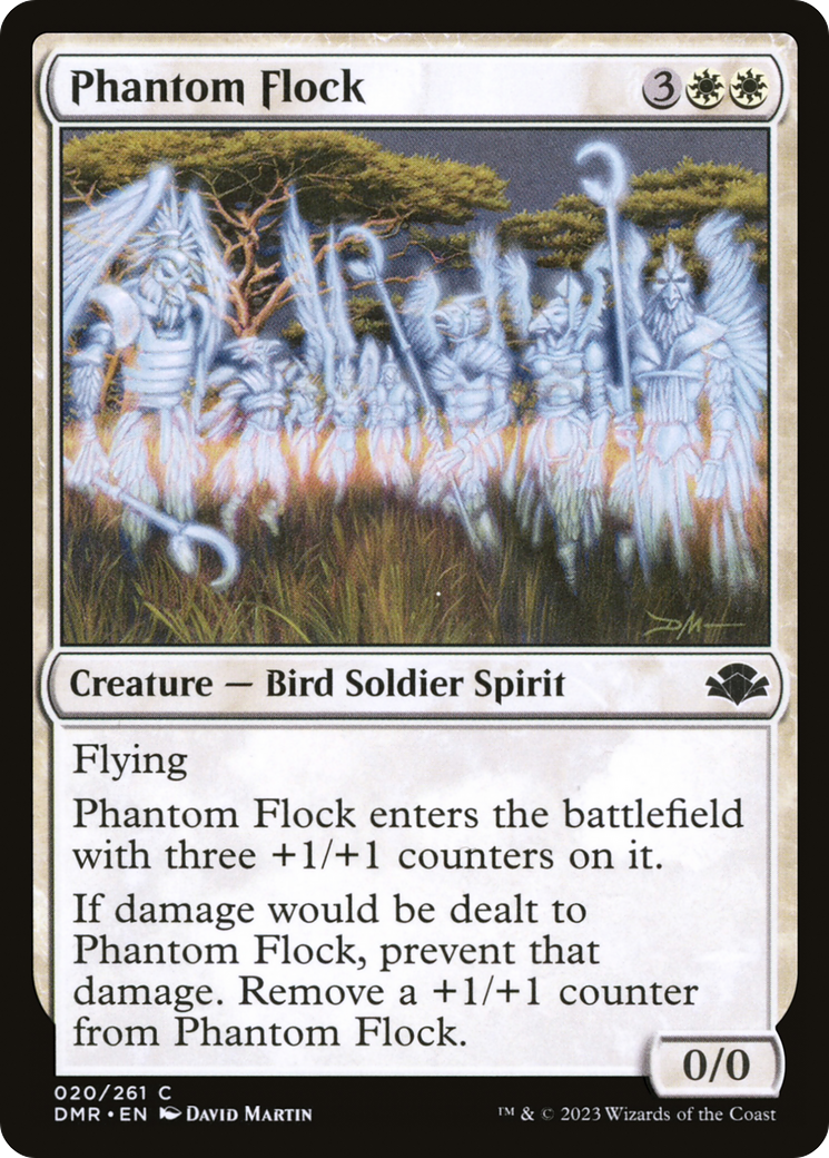 Phantom Flock (DMR-020) - Dominaria Remastered - Premium MTG Single from Wizards of the Coast - Just $0.25! Shop now at Game Crave Tournament Store