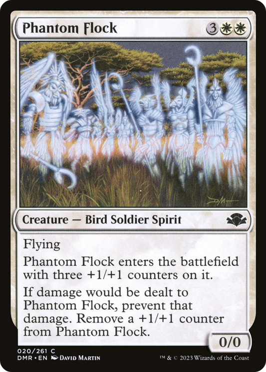 Phantom Flock (DMR-020) - Dominaria Remastered - Premium MTG Single from Wizards of the Coast - Just $0.25! Shop now at Game Crave Tournament Store