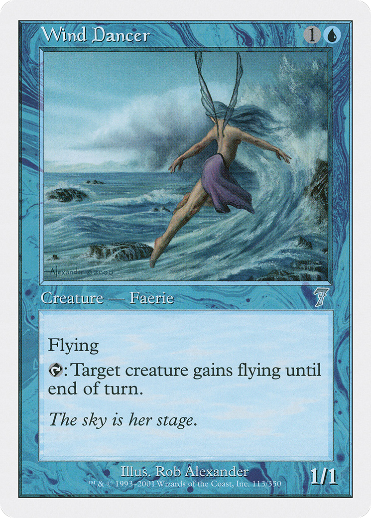 Wind Dancer (7ED-113) - Seventh Edition - Premium MTG Single from Wizards of the Coast - Just $0.25! Shop now at Game Crave Tournament Store