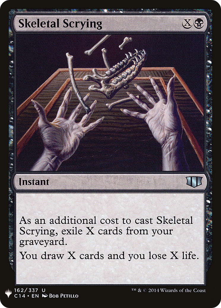 Skeletal Scrying (MB1-774) - Mystery Booster - Premium MTG Single from Wizards of the Coast - Just $0.25! Shop now at Game Crave Tournament Store